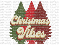 Retro Christmas Vibes - Waterslide, Sublimation Transfers