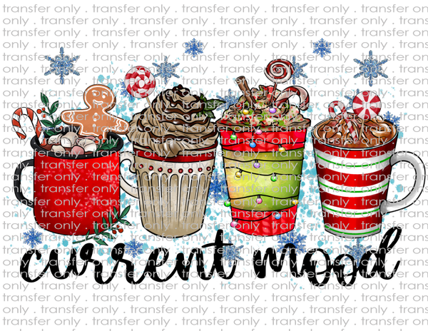 Christmas Coffees - Waterslide, Sublimation Transfers