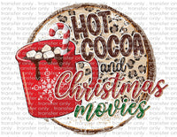 Hot Cocoa & Christmas Movies - Waterslide, Sublimation Transfers