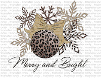 Merry and Bright - Waterslide, Sublimation Transfers