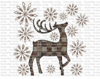 Patchwork Reindeer - Waterslide, Sublimation Transfers