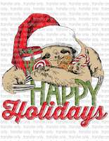 Happy Holidays Sloth - Waterslide, Sublimation Transfers