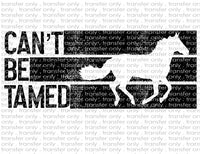 Can't Be Tamed - Waterslide, Sublimation Transfers