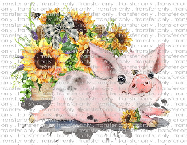 Country Pig - Waterslide, Sublimation Transfers
