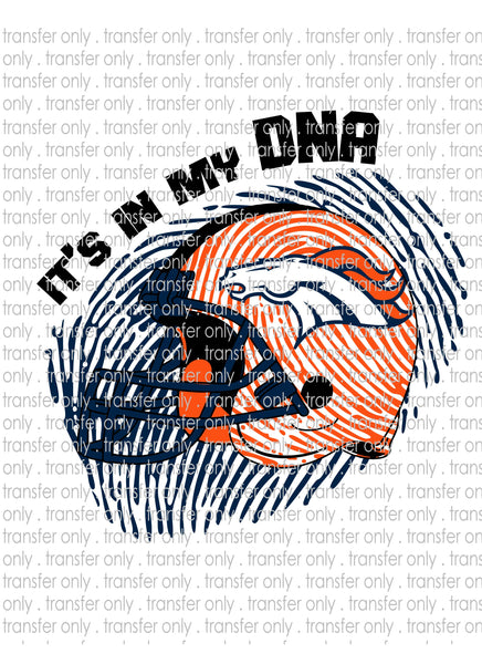 Waterslide, Sublimation Transfers - DNA Football - Broncos