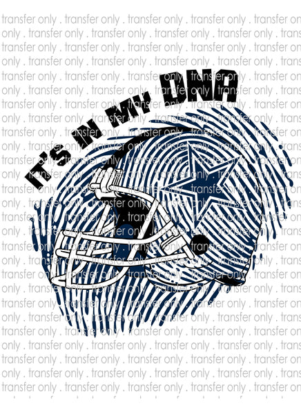 Waterslide, Sublimation Transfers - DNA Football - Cowboys