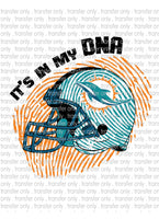 Waterslide, Sublimation Transfers - DNA Football - Dolphin