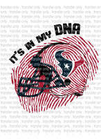 Waterslide, Sublimation Transfers - DNA Football - Texans