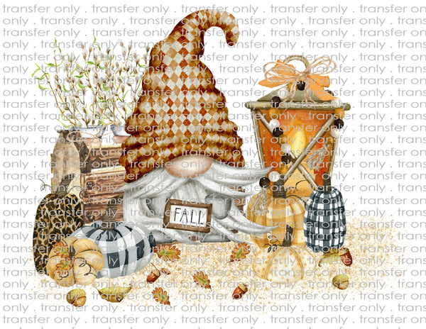 Fall Gnome - Waterslide, Sublimation Transfers