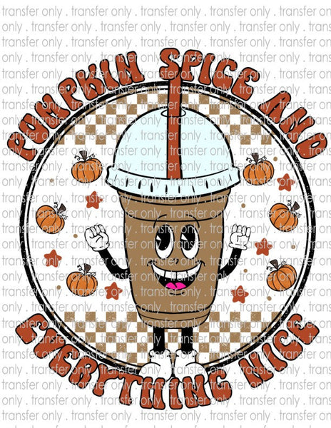 Pumpkin Spice & Everything Nice - Waterslide, Sublimation Transfers