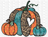 Leopard Patchwork Pumpkin - Waterslide, Sublimation Transfers