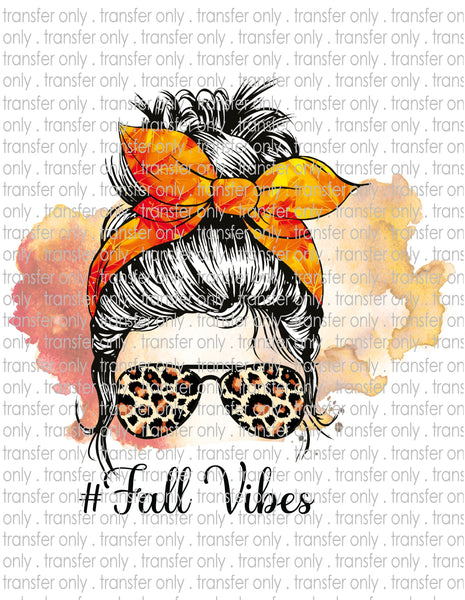 Fall Vibes - Waterslide, Sublimation Transfers