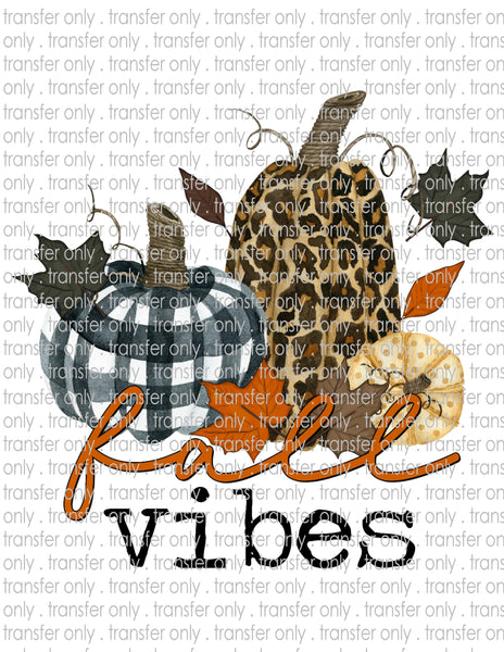 Fall Vibes - Waterslide, Sublimation Transfers