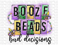 Booze Beads & Bad Decisions - Waterslide, Sublimation Transfers