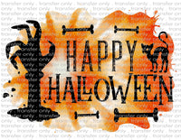 Happy Halloween - Waterslide, Sublimation Transfers