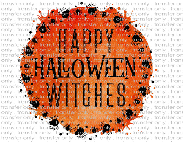 Happy Halloween Witches - Waterslide, Sublimation Transfers
