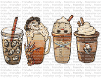 Halloween Horror Coffees - Waterslide, Sublimation Transfers