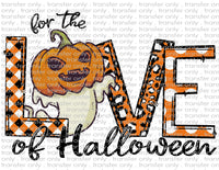 Love of Halloween - Waterslide, Sublimation Transfers