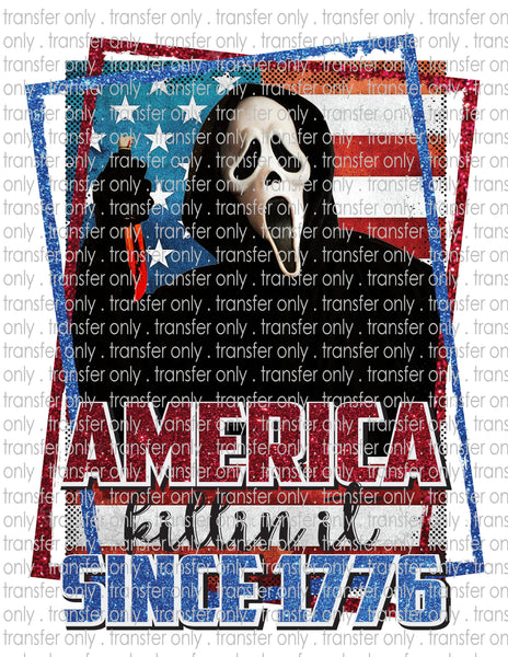 Scream Horror America - Waterslide, Sublimation Transfers