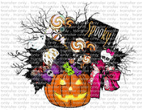 Spooky Halloween Candy - Waterslide, Sublimation Transfers