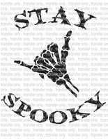 Stay Spooky - Waterslide, Sublimation Transfers