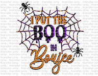 Boo in Boujee  - Waterslide, Sublimation Transfers