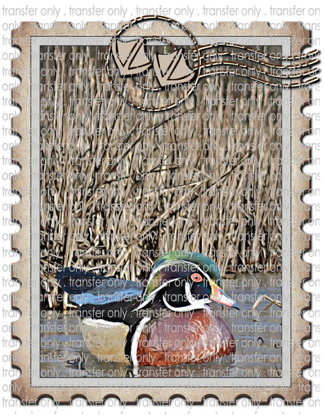 Hunting Duck Stamp - Waterslide, Sublimation & Multi-Surface Transfers