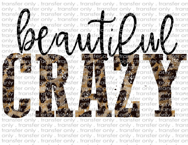 Beautiful Crazy Leopard - Waterslide, Sublimation Transfers