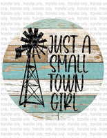 Small Town Girl - Waterslide, Sublimation Transfers