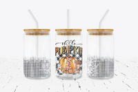 Hello Pumpkin - 16 oz Libbey Glass Can Wrap