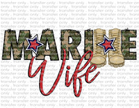 Marine Wife - Waterslide, Sublimation Transfers