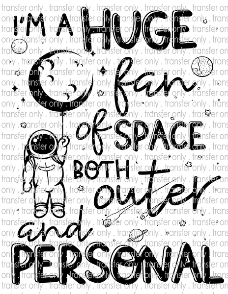 Space Fan - Waterslide, Sublimation Transfers