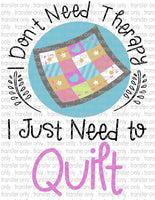 Waterslide, Sublimation Transfers - Quilt Therapy