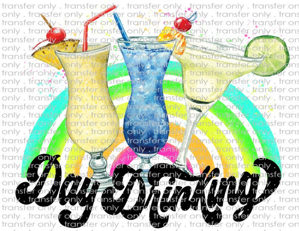 Day Drinking - Waterslide, Sublimation Transfers