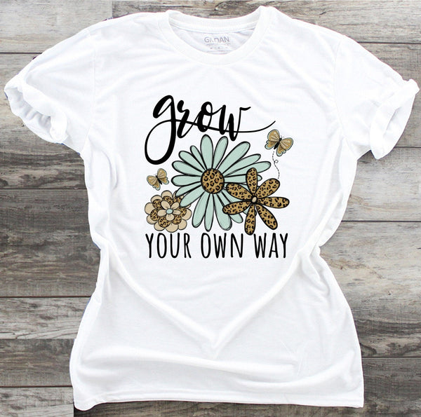 Grow Your Own Way - Waterslide, Sublimation Transfers