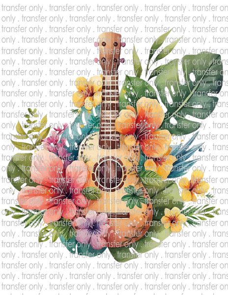 Musical Floral - Waterslide, Sublimation Transfers
