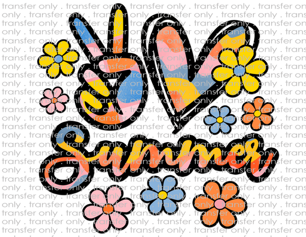 Peace Love Summer - Waterslide, Sublimation Transfers