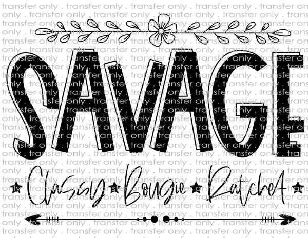 Savage Bougie Rachet - Waterslide, Sublimation Transfers