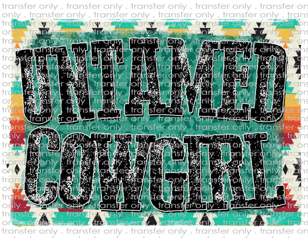 Untamed Cowgirl - Waterslide, Sublimation Transfers