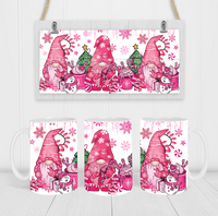 Christmas Gnomes - Coffee Mug Wrap - Sublimation Transfers