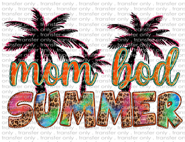 Mom Bod Summer - Waterslide, Sublimation Transfers