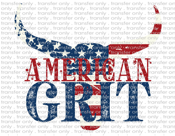 American Grit - Waterslide, Sublimation Transfers