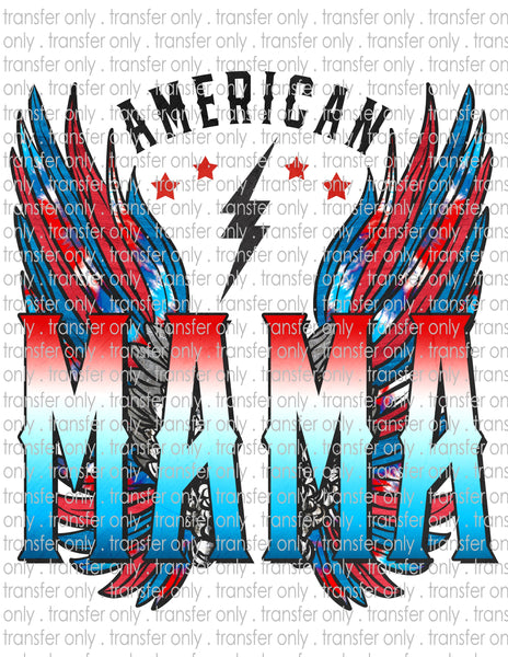 American Mama - Waterslide, Sublimation Transfers