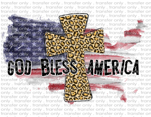 God Bless America- Waterslide, Sublimation Transfers