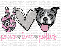 Peace Love Pit - Waterslide, Sublimation Transfers