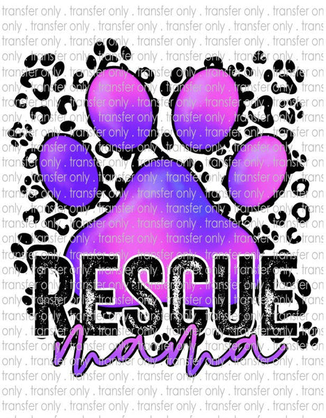 Rescue Mama - Waterslide, Sublimation Transfers
