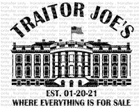 Traitor Joe - Waterslide, Sublimation Transfers