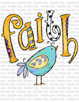 Faith- Waterslide, Sublimation Transfers