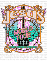 Jesus World Tour  - Waterslide, Sublimation Transfers