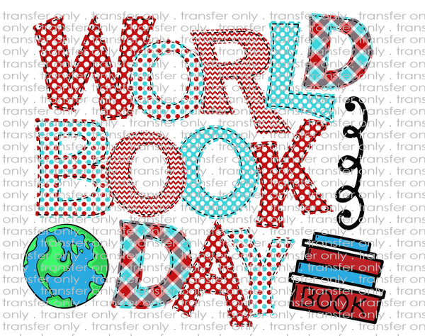 Waterslide, Sublimation Transfers - World Book Day